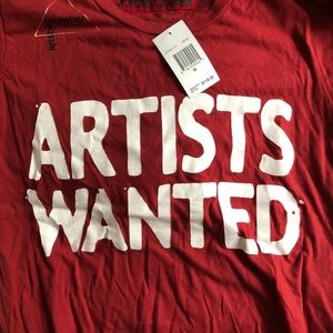 Freecity tee shirt “artist wanted”